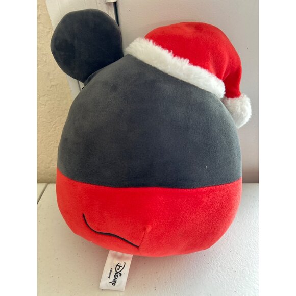 Disney Squishmallows Mickey Mouse 9" Plush With Santa Hat - Picture 2 of 6